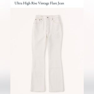 White Abercrombie Jeans